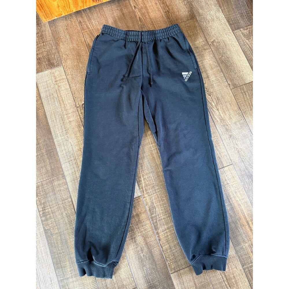 Men’s Adidas Climalite Cotton Joggers Sz. Small Black